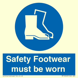 Safety Footwear must be worn